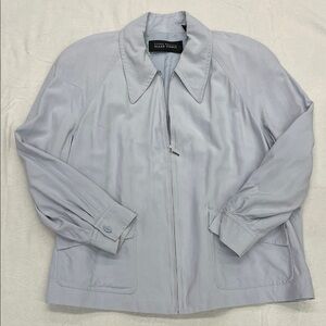 Ellen Tracy Women's Light Gray Utility Jacket